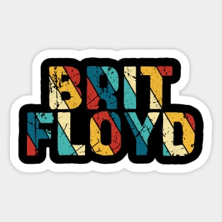 Retro Color - Brit Floyd Sticker